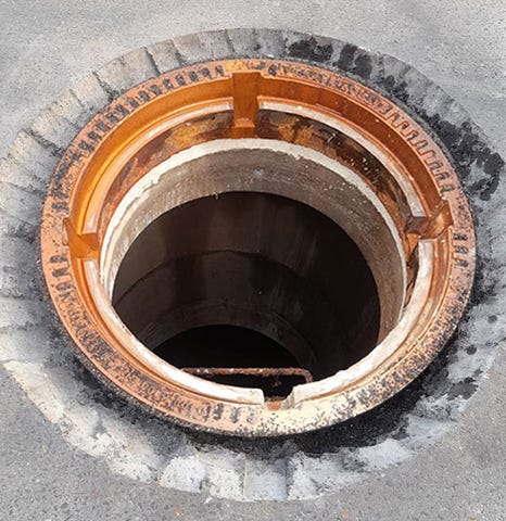 Schachtrahmen einbauen